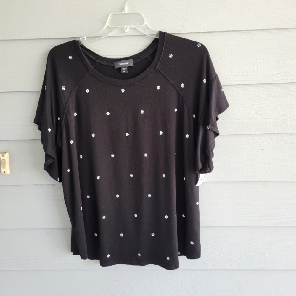 Karen Kane Short Sleeve Tee 2X NWT